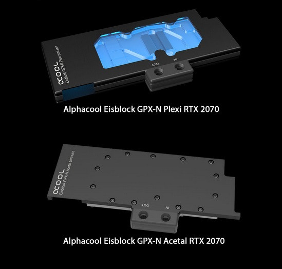 واتربلاک‌های سازگار AquaTuning با کارت گرافیک RTX 2070