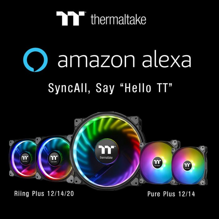 پشتیبانی اکوسیستم TT RGB Plus از فرامین صوتی Alexa