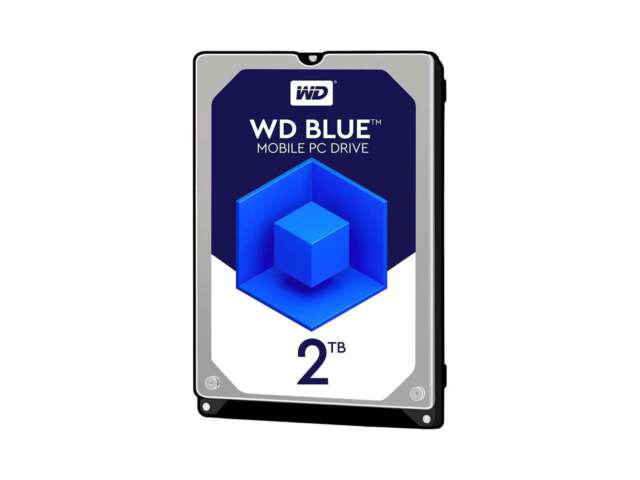 هارد دیسک اینترنال لپ‌تاپ وسترن دیجیتال BLUE PC MOBILE 128MB 2TB WD20SPZX