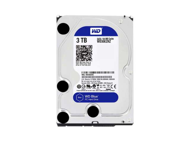 هارد دیسک اینترنال وسترن دیجیتال BLUE PC DESKTOP 5400RPM 3TB WD30EZRZ