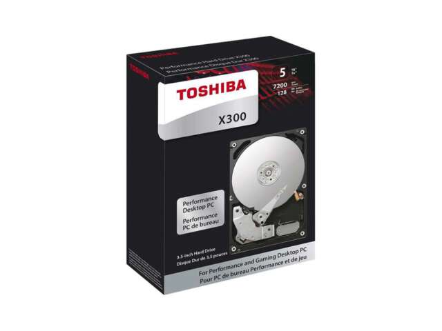 هارد دیسک اینترنال توشیبا X300 5TB HDWE150EZSTA