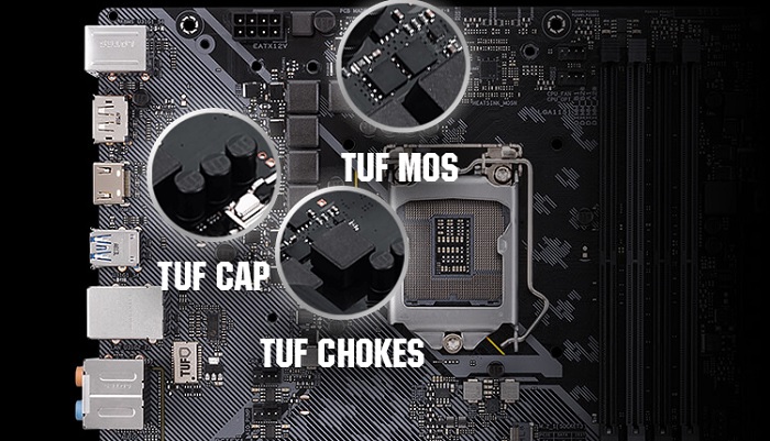 مشخصات قیمت و خرید مادربرد ایسوس Tuf 60 Plus Gaming فروشگاه اینترنتی جیبانو