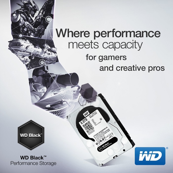 هارد دیسک اینترنال وسترن دیجیتال BLACK PERFORMANCE DESKTOP 64MB 1TB WD1003FZEX