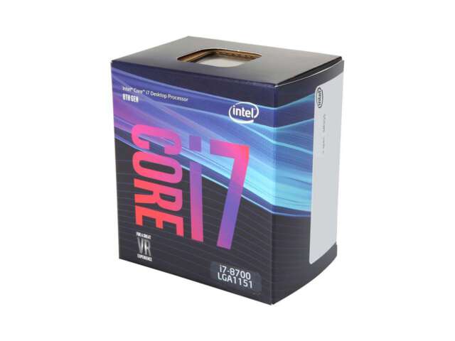 پردازنده اینتل Core i7-8700 Processor