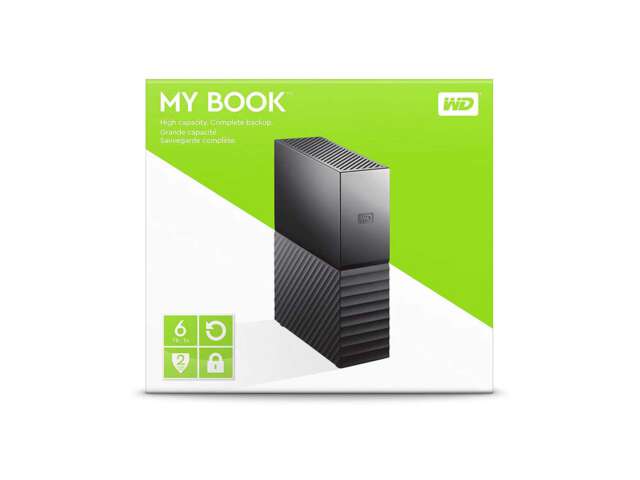 ذخیره ساز اکسترنال وسترن دیجیتال MY BOOK 6TB WDBBGB0060HBK-NESN