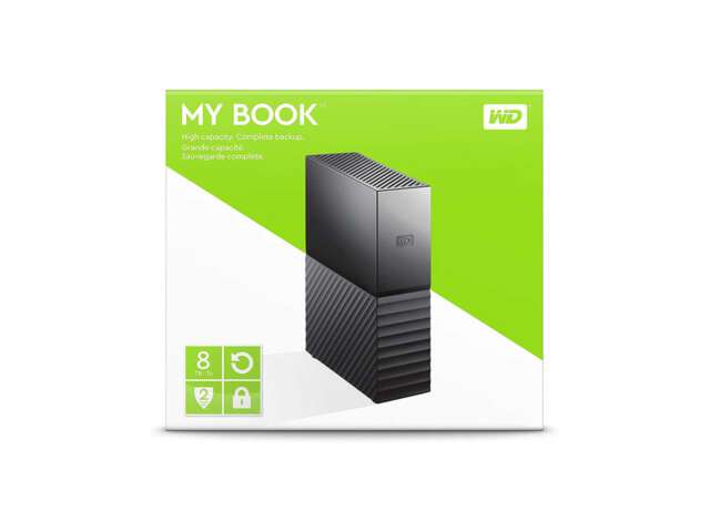 ذخیره ساز اکسترنال وسترن دیجیتال MY BOOK 8TB WDBBGB0080HBK-NESN