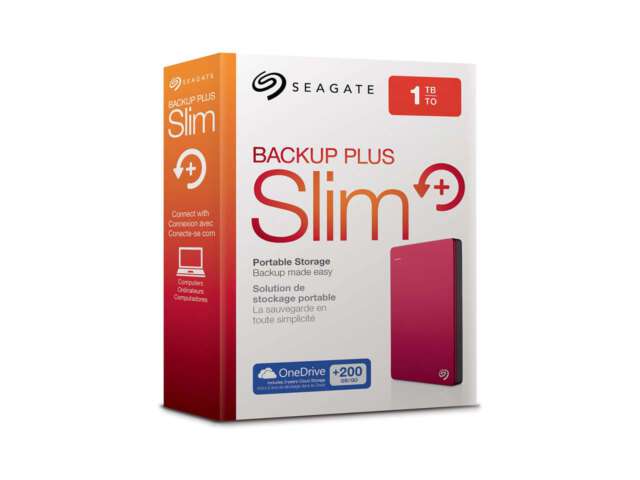 ذخیره ساز اکسترنال سیگیت Backup Plus Slim Portable Drive 1TB STDR100010