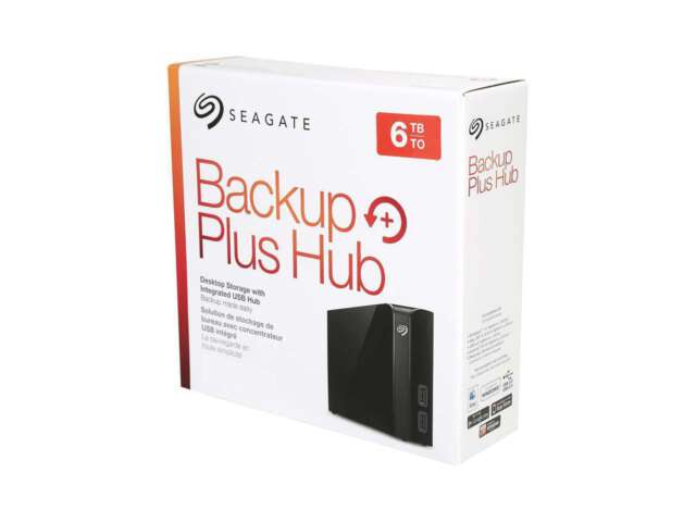 ذخیره ساز اکسترنال سیگیت Backup Plus Hub Desktop Drive 6TB STEL6000100