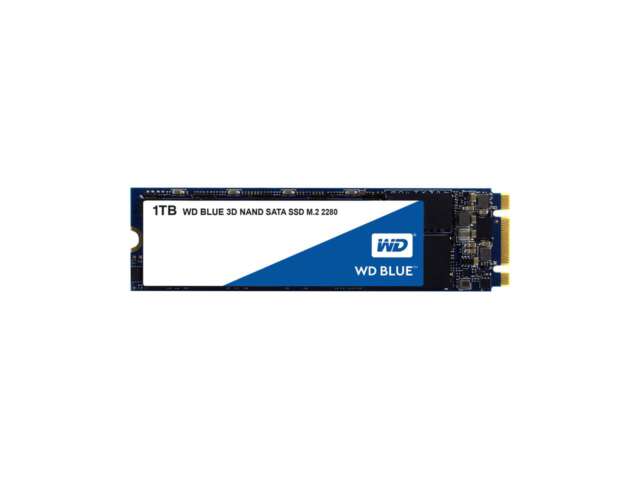 اس‌اس‌دی وسترن دیجیتال BLUE 3D NAND SATA 1TB M.2 2280 WDS100T2B0B