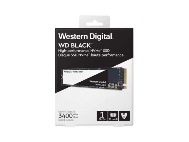 اس‌اس‌دی وسترن دیجیتال BLACK NVME (2018) 1TB WDS100T2X0C