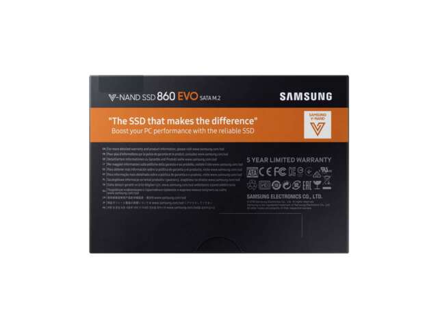اس‌اس‌دی سامسونگ 860 EVO 250GB M.2 SATA MZ-N6E250BW