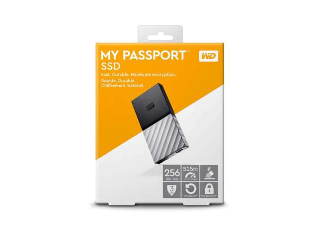 ذخیره ساز اکسترنال وسترن دیجیتال My Passport SSD 256GB WDBKVX2560PSL-WESN