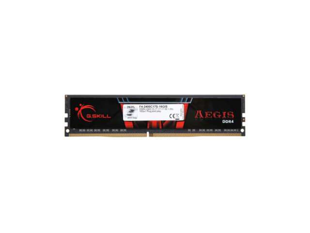 رم جی اسکیل Aegis DDR4 2400MHz CL17 16GB (1 x 16GB) F4-2400C17S-16GIS