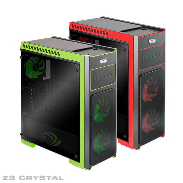 کیس کامپیوتر گرین Z3 Crystal