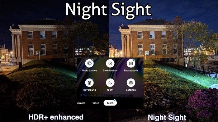 قابلیت Night Sight