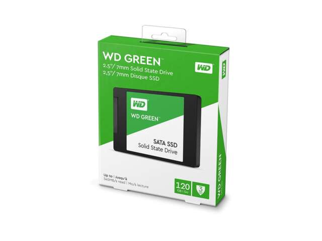 اس‌اس‌دی وسترن دیجیتال Green PC 120GB 2.5” 7mm WDS120G2G0A