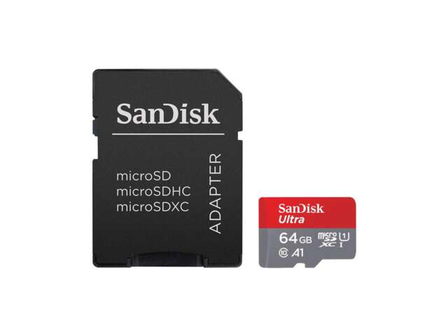 کارت حافظه سن‌دیسک Ultra Android micro SD 64GB 100MB/s A1 CLS 10