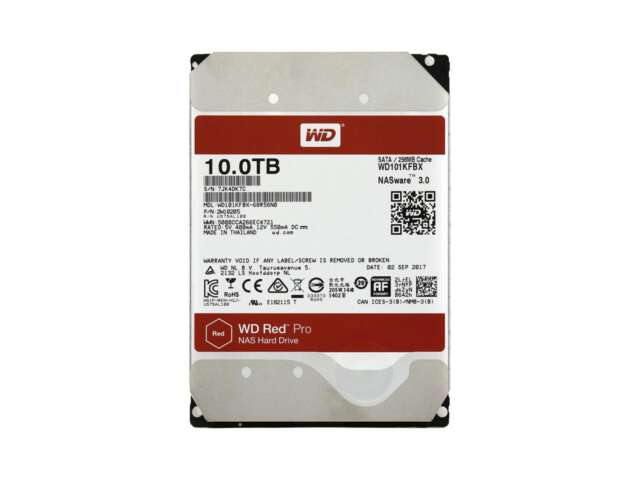 هارد دیسک اینترنال وسترن دیجیتال RED PRO NAS 10TB WD101KFBX