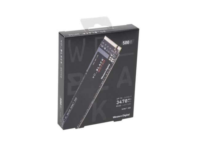 اس‌اس‌دی وسترن دیجیتال BLACK SN750 NVME 500GB WDS500G3X0C