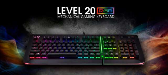 ترمالتیک از کیبورد گیمینگ Level 20 RGB Razer Green خود رونمایی کرد