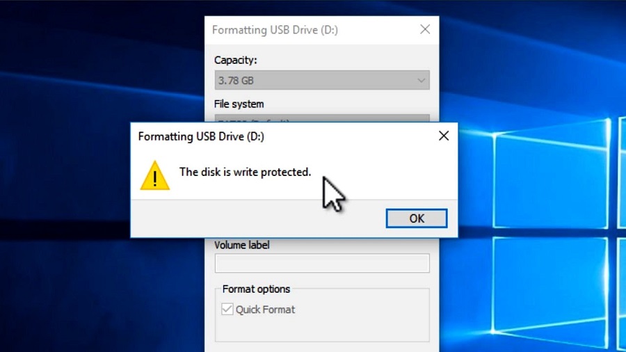 The-Disk-Is-Write-Protected-fix
