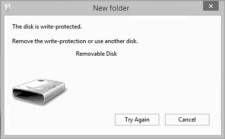 آموزش رفع خطای The disk is Write Protected