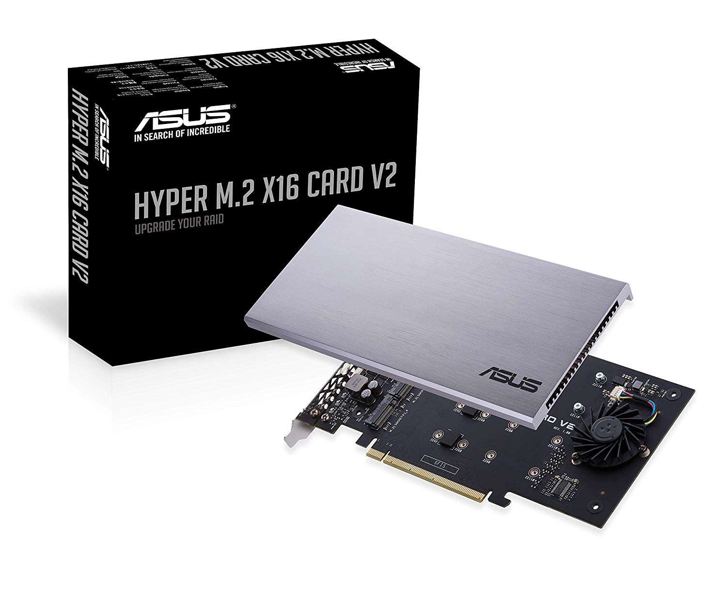 ایسوس از کارت RAID جدید Hyper M.2 x16 Card V2 رونمایی کرد