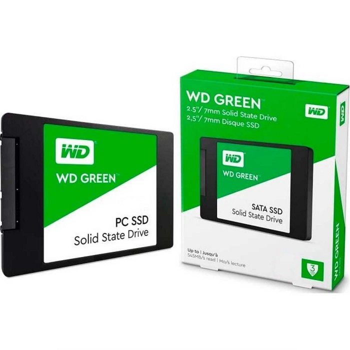 اس‌اس‌دی وسترن دیجیتال Green PC 480GB 2.5” 7mm WDS480G2G0A