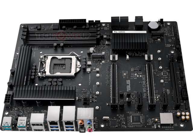 مادربرد Pro WS C246-ACE ایسوس با پشتیبانی از پردازنده‌های سری Xeon E