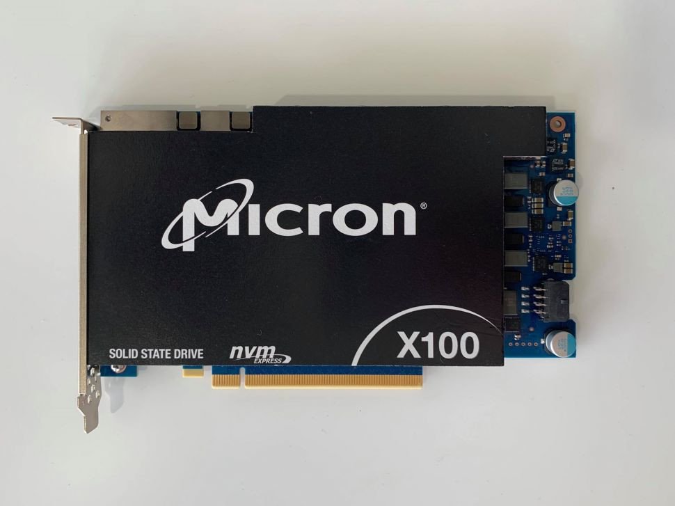عرضه تجاری فناوری 3D XPoint با حافظه جامد Micron X100