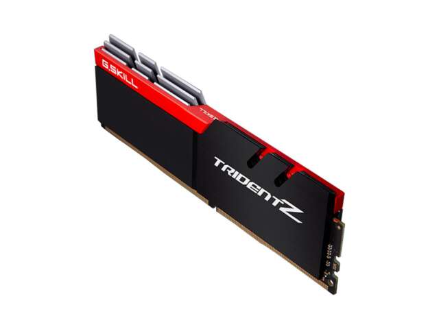 رم دسکتاپ DDR4 دو کاناله 3000 مگاهرتز CL15 جی‌اسکیل مدل TridentZ ظرفیت 16 گیگابایت