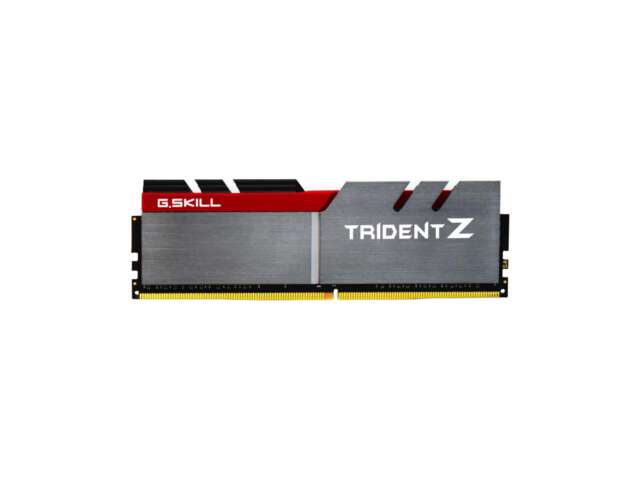 رم دسکتاپ DDR4 دو کاناله 3000 مگاهرتز CL14 جی‌اسکیل مدل TridentZ ظرفیت 32 گیگابایت