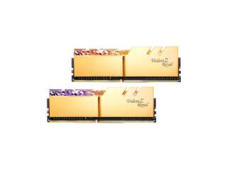 رم دسکتاپ DDR4 دو کاناله 3000 مگاهرتز CL16 جی‌اسکیل مدل TridentZ Royal Gold RGB ظرفیت 32 گیگابایت