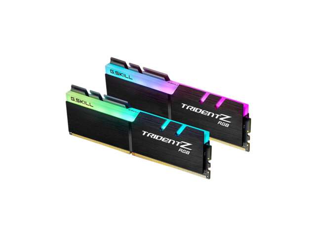 رم دسکتاپ DDR4 دو کاناله 3200 مگاهرتز CL16 جی‌اسکیل مدل TridentZ RGB ظرفیت 16 گیگابایت