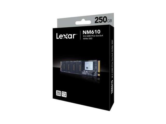 اس‌اس‌دی لکسار NM610 250GB NVMe M.2