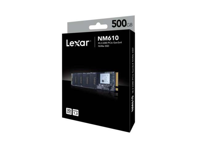اس‌اس‌دی لکسار NM610 500GB NVMe M.2