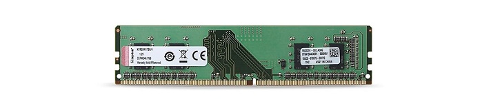 رم دسکتاپ DDR4 تک کاناله 2666 مگاهرتز CL19 کینگستون مدل KVR26N19D8 ظرفیت 16 گیگابایت