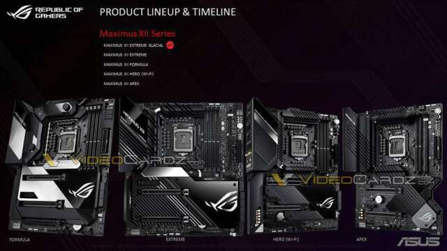 انتشار جزئیات خانواده مادربردهای ROG Maximus XII چیپست Z490 اینتل