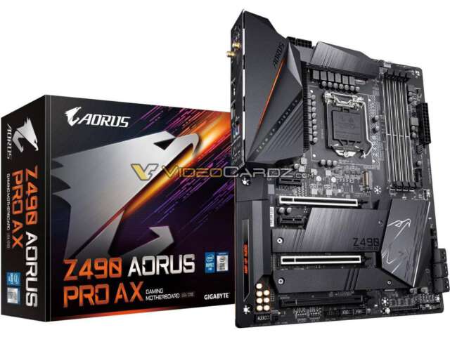 جزئیات مادربردهای خانواده AORUS Z490 گیگابایت فاش شد