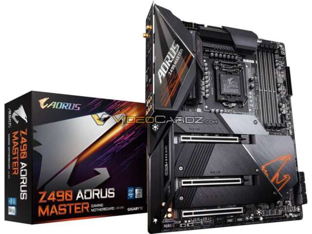 جزئیات مادربردهای خانواده AORUS Z490 گیگابایت فاش شد