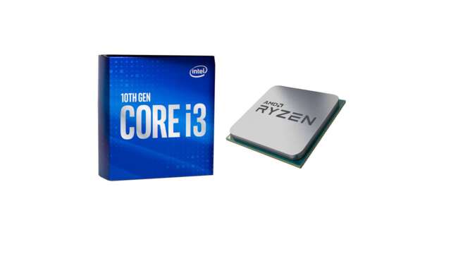 مقایسه امتیاز بنچمارک دو پردازنده Core i3-10100 و Ryzen 3 3100