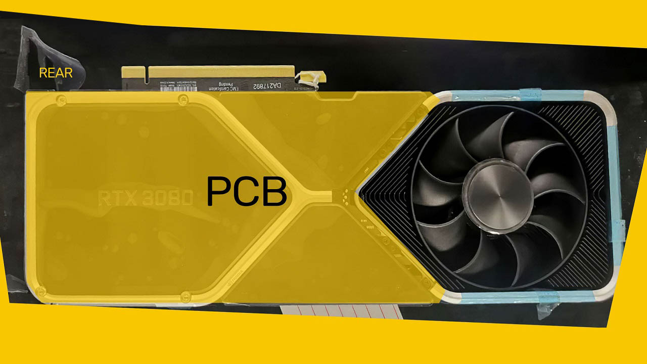 تصاویری از کارت گرافیک GeForce RTX 3080 رویت شد!