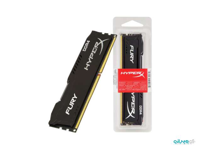 رم دسکتاپ DDR4 تک کاناله 3000 مگاهرتز CL15 کینگستون مدل HyperX FURY ظرفیت 16 گیگابایت