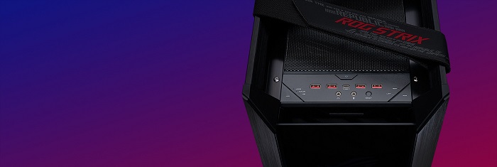 کیس کامپیوتر ایسوس GX601 ROG Strix Helios Black