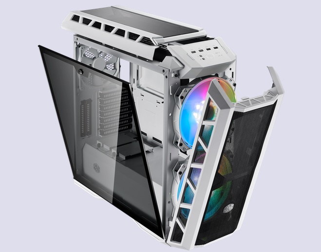 کیس کامپیوتر کولرمستر  MasterCase H500P MESH White ARGB