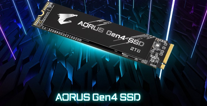 اس‌اس‌دی گیگابایت AORUS Gen4 SSD 2TB NVMe M.2 GP-AG42TB