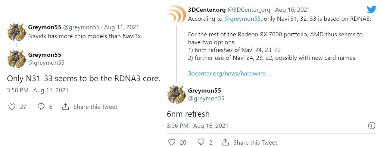 آیا کارت‌های گرافیک سری Radeon 7000 در دو نسخه RDNA3 و RDNA2 عرضه خواهند شد؟