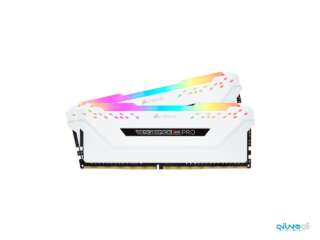 رم دسکتاپ کورسیر Vengeance RGB Pro White 16GB (2x8GB) 3600MHz DDR4 CL18